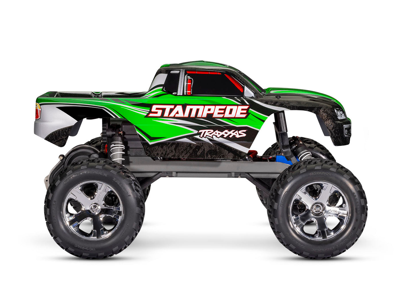 36054-8 Stampede: 1/10 Scale Monster Truck w/USB-C Green