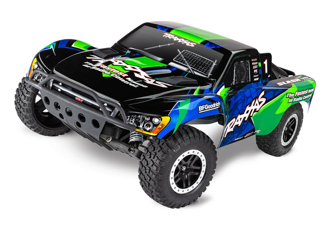 58276-74 Slash VXL 1/10 scale 2WD short course truck Green Clipless Body