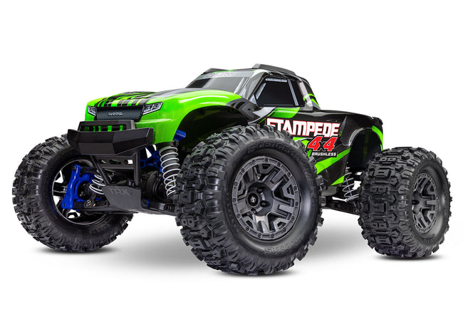 67154-4 Stampede 4X4 BL-2s: 1/10 Scale 4WD Monster Truck Green