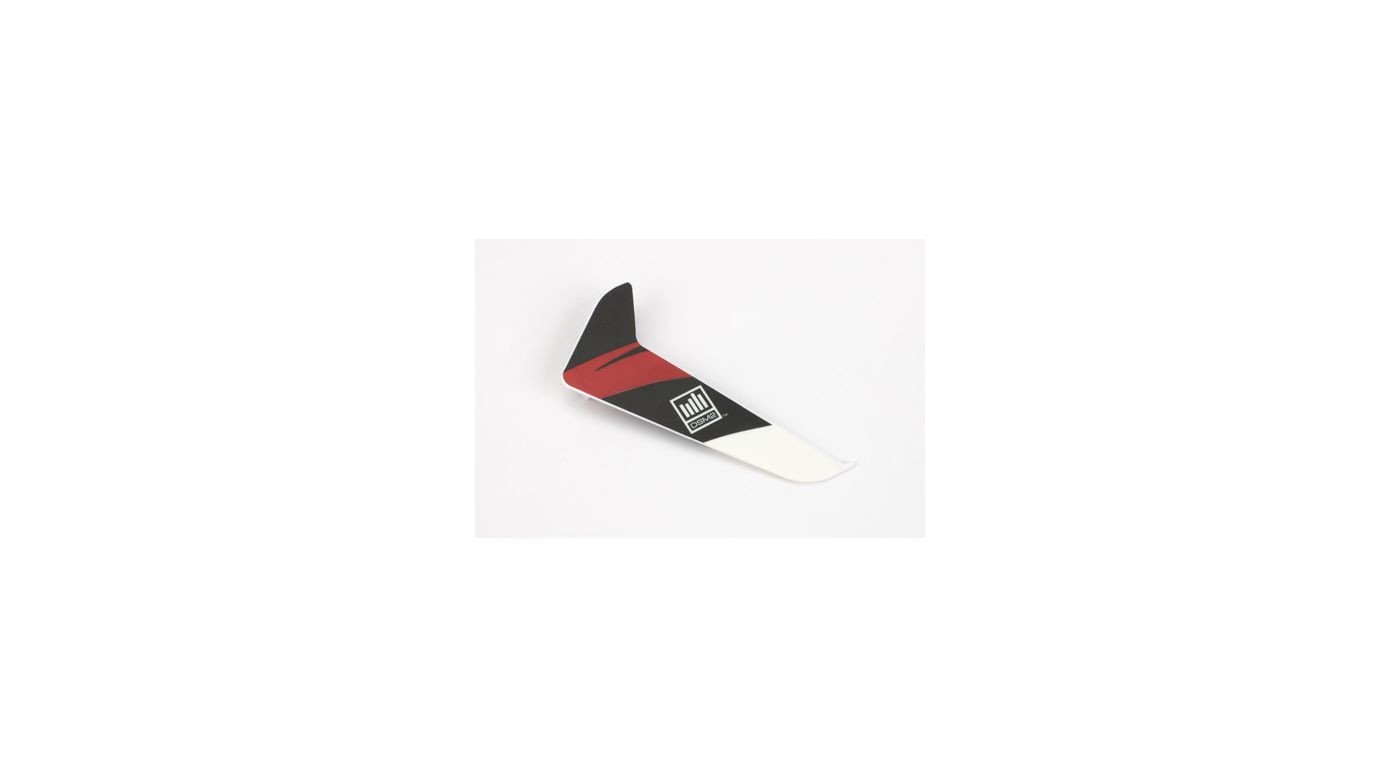Vertical Fin with Red Decal: 1