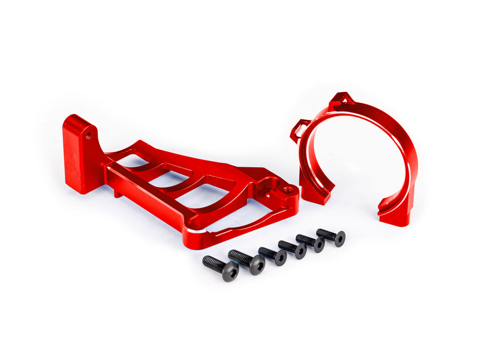 Traxxas 10261 Aluminum Front & Rear Motor Mounts — Red