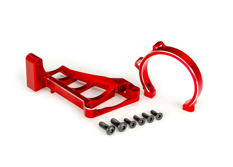 Traxxas 10262 Aluminum Front & Rear Motor Mounts — Red
