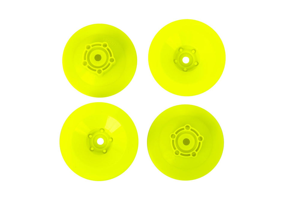 Traxxas Yellow Wheel Discs (4)