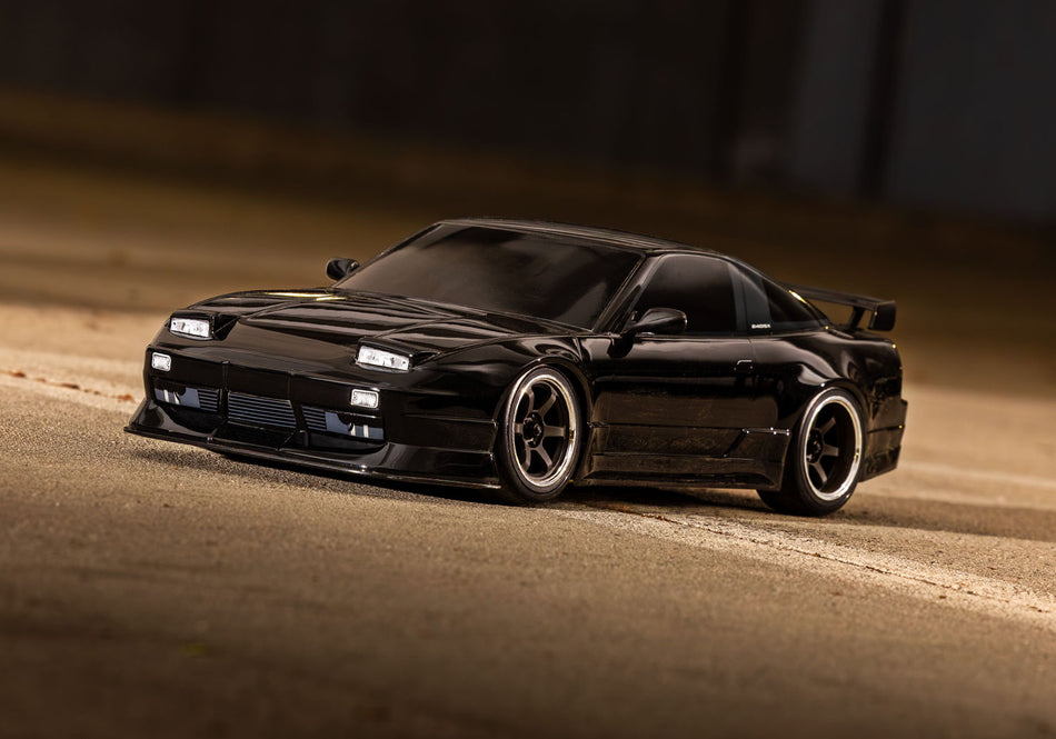 Traxxas 105247-4-BLACK 4-Tec Drift Nissan 240SX 1/10 RWD Drift Car RTR Black