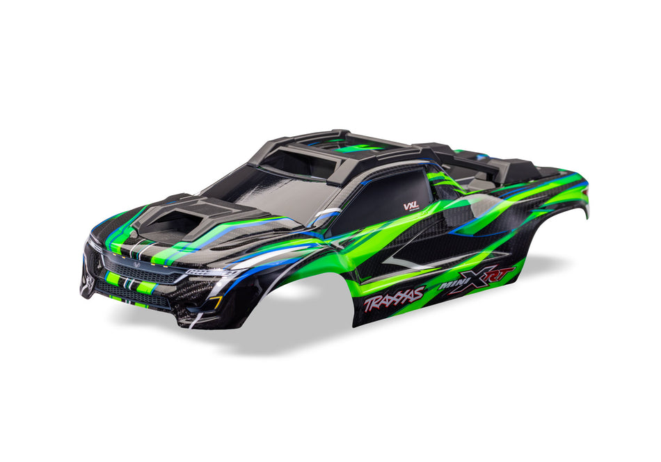 Traxxas 10715-GRN Mini XRT Body — Green ProGraphix (Fully Trimmed)