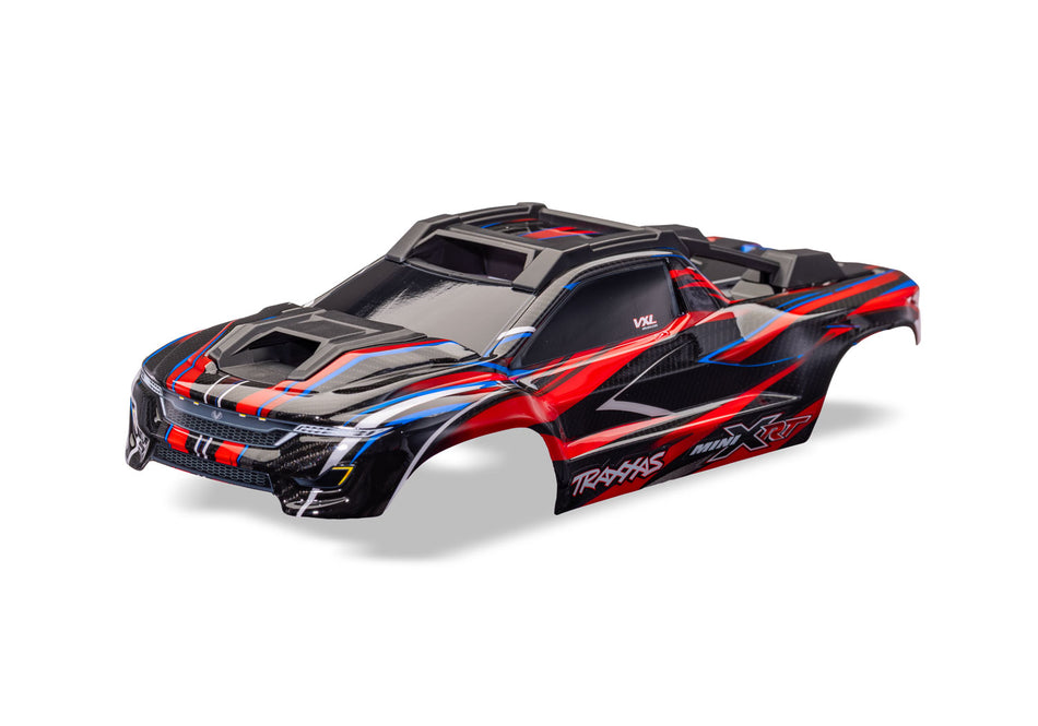 Traxxas 10715-RED Mini XRT Body — Red ProGraphix (Fully Trimmed)