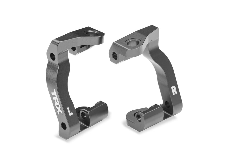 Traxxas 10733-GRAY Aluminum Caster Blocks (C-Hubs) L&R Gray – Mini Maxx