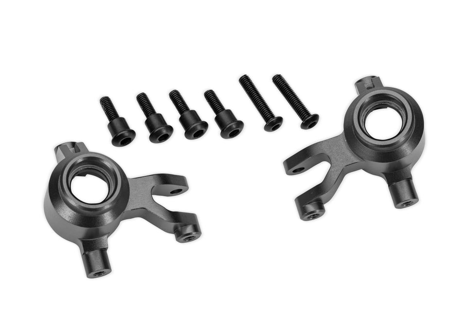 Traxxas 10734-GRAY Aluminum Steering Blocks L&R Gray – Mini Maxx