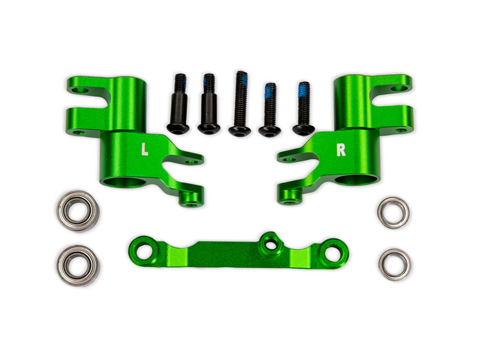10743 Traxxas Green Aluminum Bellcrank Assembly with Drag Link