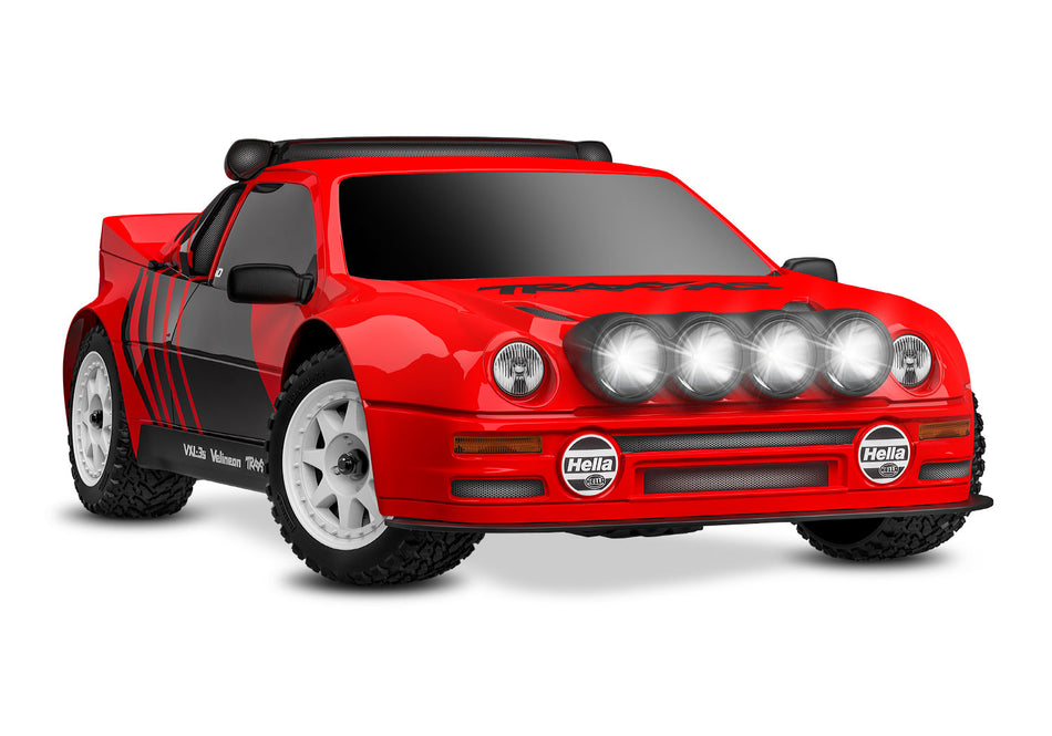 108046-1 Traxxas Mini Rally VXL Ford RS200 RED