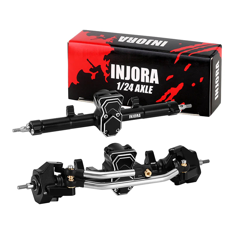 INJORA ProSteer Double Joint Aluminum Axle for 1/24 SCX24