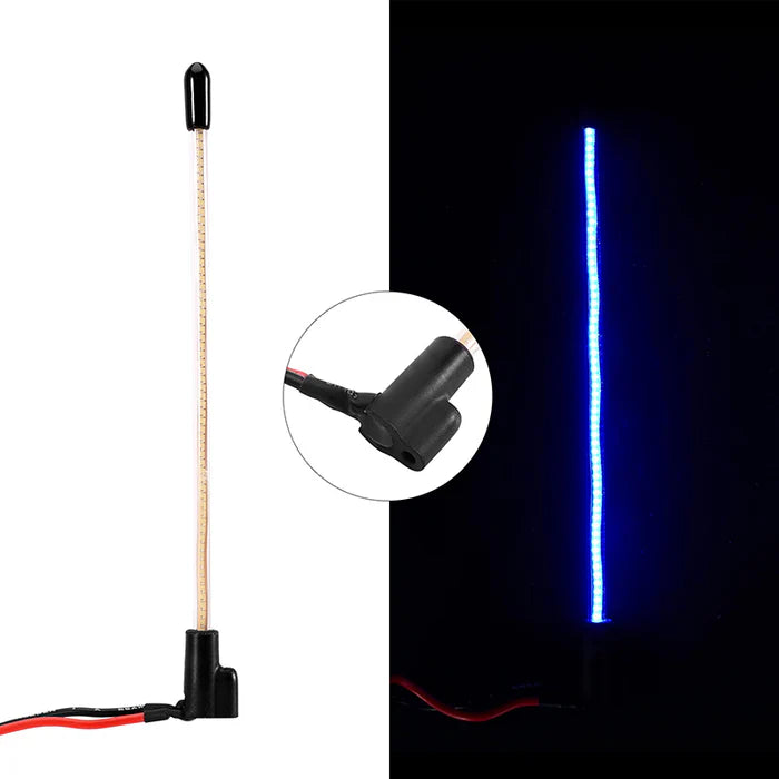 INJORA LED Whip Light for 1/18 1/24 RC Crawlers Blue