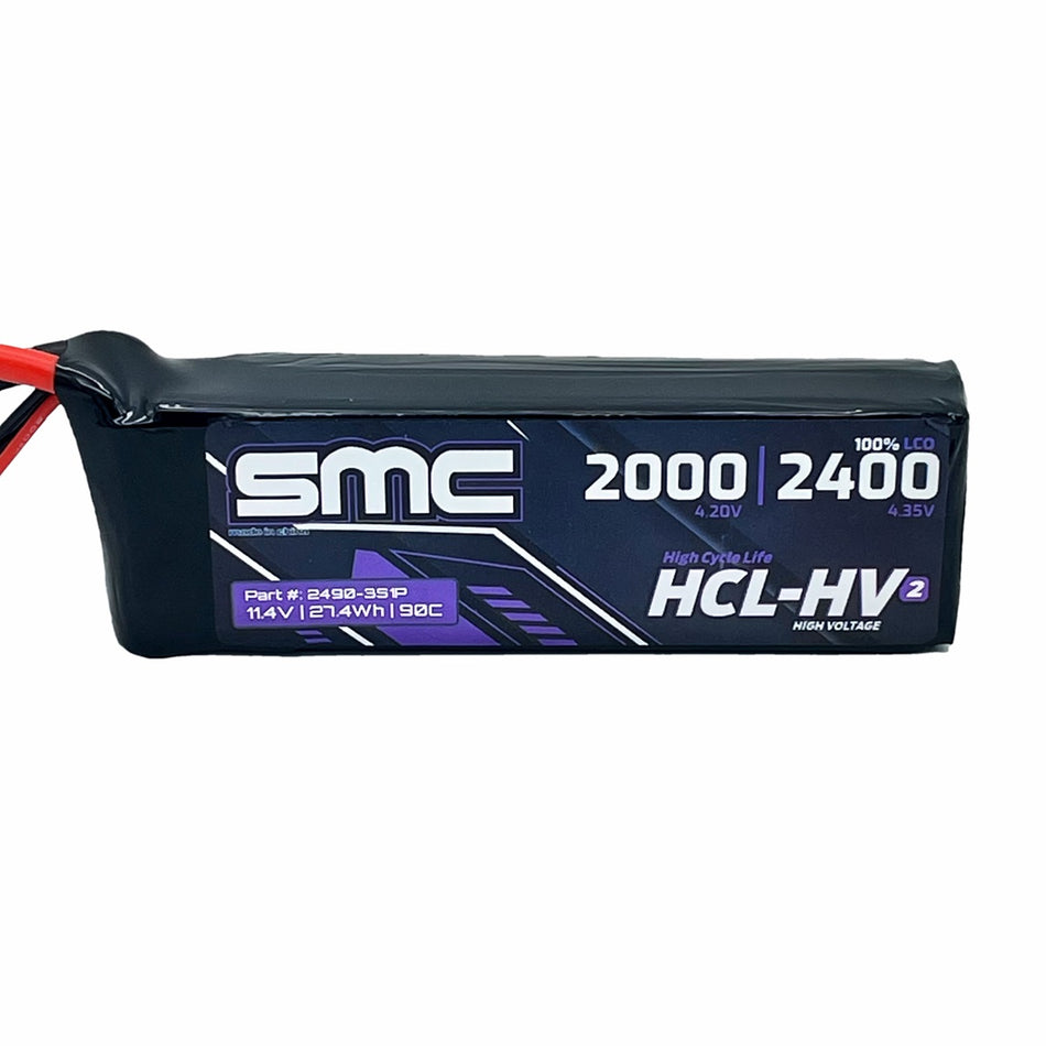SMC HCL-HV2 Flight 11.4V/3S-2400mAh-90C