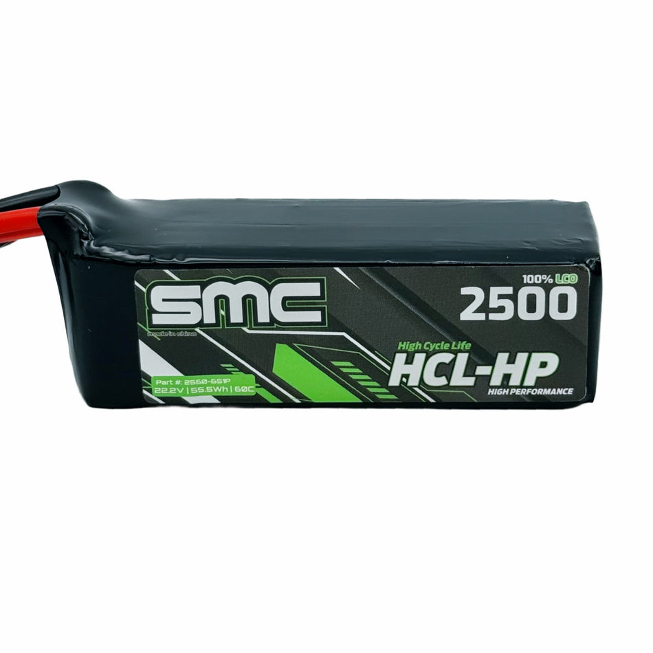 SMC Racing HCL-HP 22.2V-2500mAh-60C Flight Pack EC5