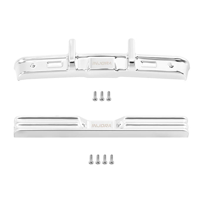INJORA Aluminum Front Rear Bumper for 1/30 SCX30 Chevrolet K10