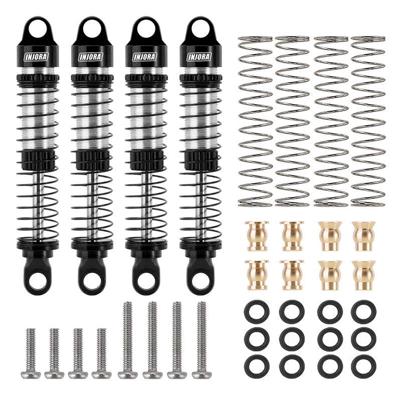 INJORA 59mm Long Threaded Oil Shocks for 1/18 TRX4M (4M-42)