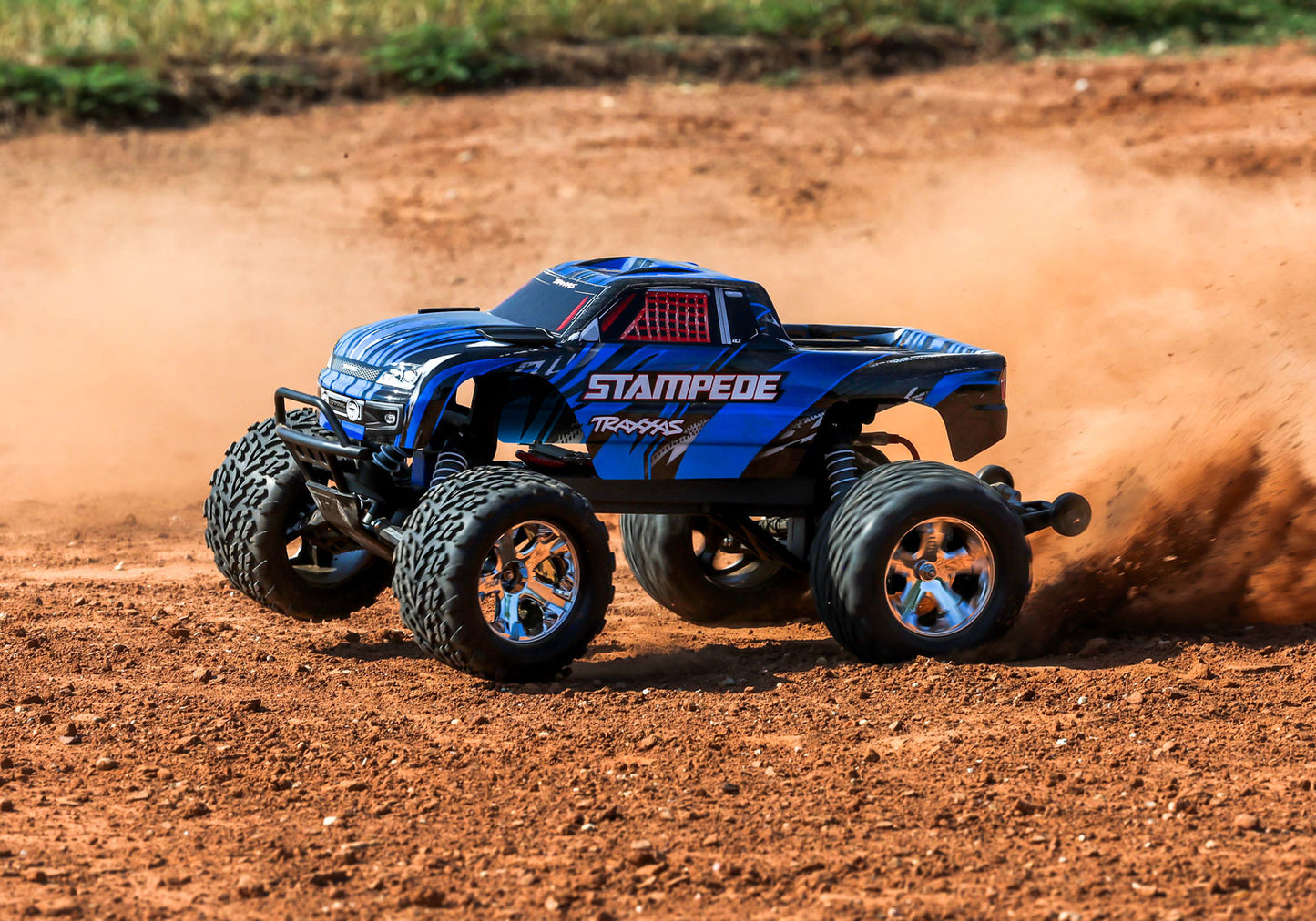 36254-8 Stampede: 1/10 Scale Monster Truck 2WD HD w/USB-C Blue