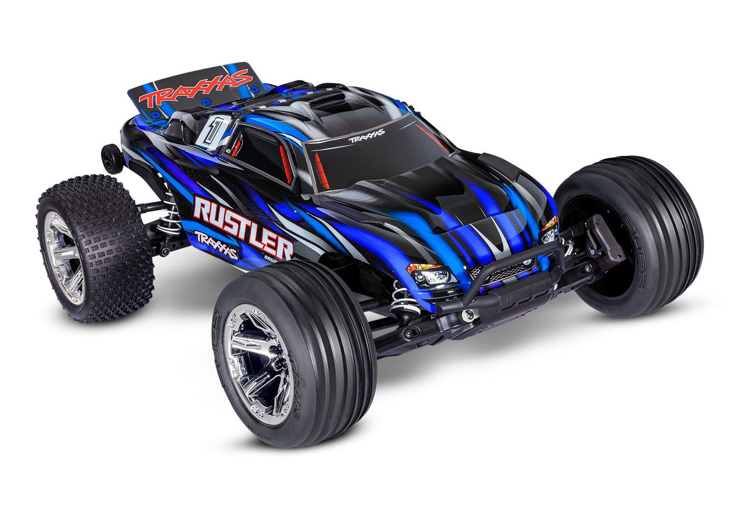 37354-4-BLUE Rustler 2WD BL-2s HD