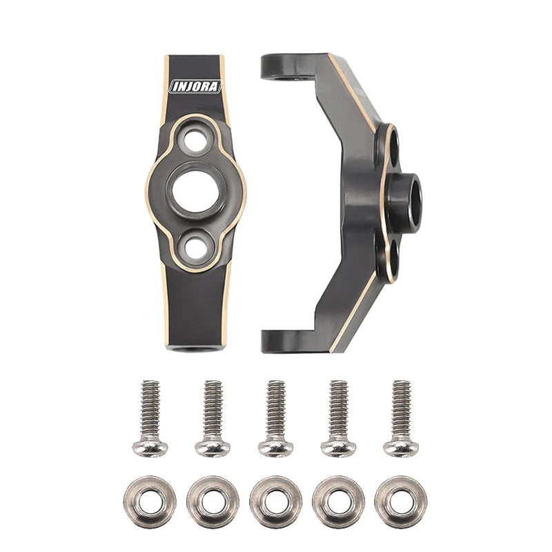 INJORA 4g/pcs Brass Caster Blocks C Hub Carriers for 1/18 TRX4M (2)