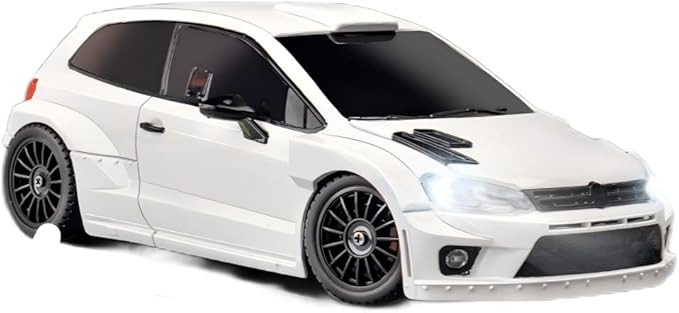 LD2801 Mini RC Drift Car 1/28 Scale RTR Remote Control 4WD (White)