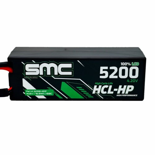 SMC HCL-HP 14.8V-5200mAh-150C pack. Tx Hard Case