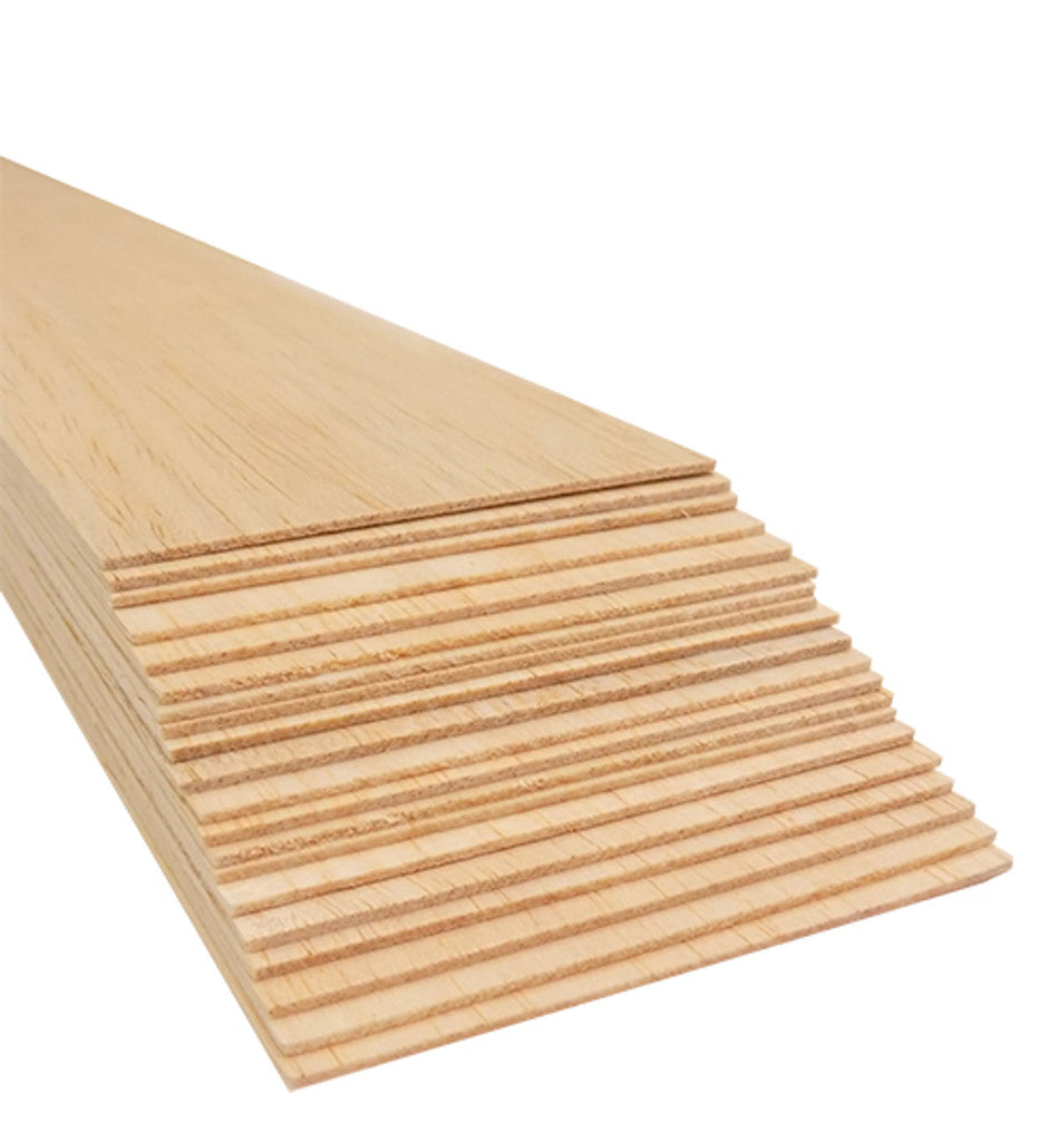 1/8 x 4 x 24 Basswood Sheet