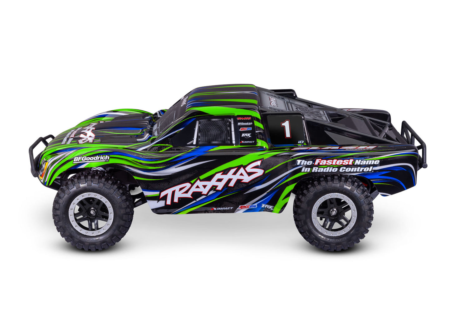 58334-4 Slash 2WD BL-2s: 1/10 Scale Short Course Truck Green HD