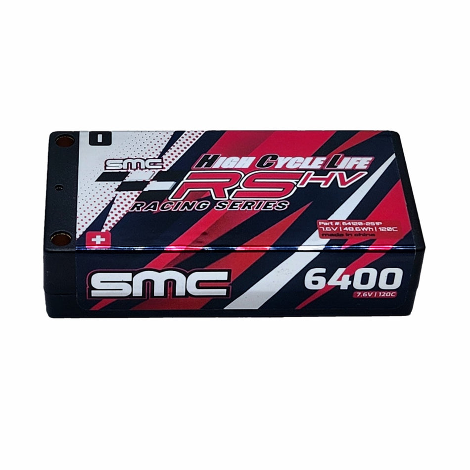 SMC Racing HCL-RS 7.6V-6400mAh 120C LiHV 5mm Inboard Shorty Hardcase