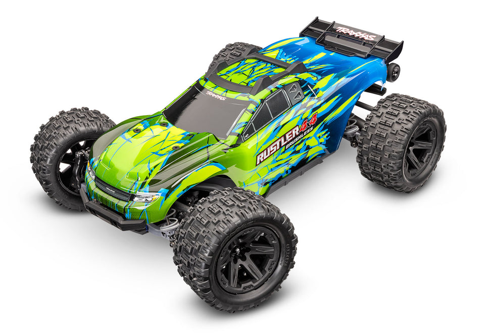 Traxxas 67464-4 Rustler 4X4 Brushless Green