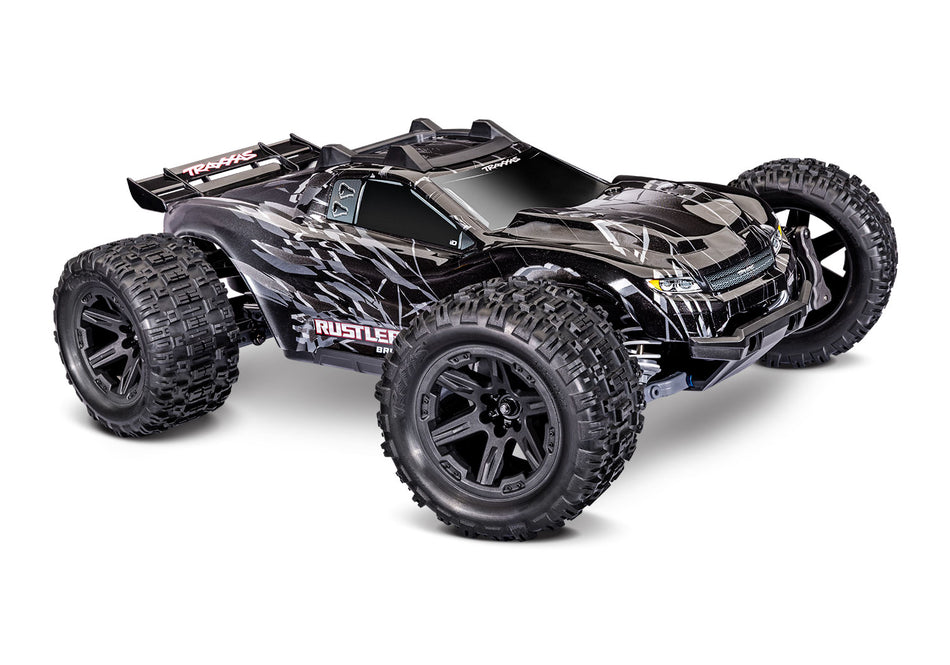 Traxxas 67464-4 Rustler  4X4 Brushless Black