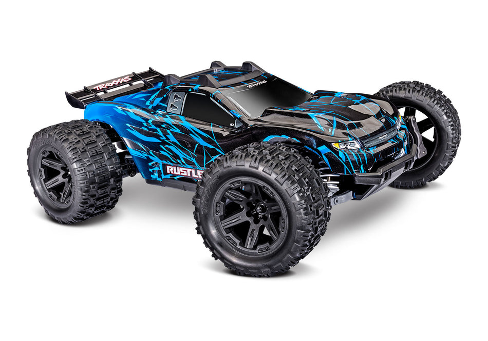 Traxxas 67464-4 Rustler 4X4 Brushless Blue
