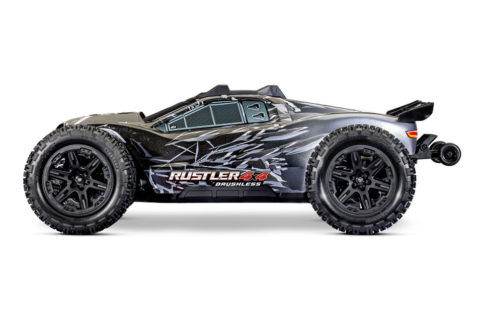 Traxxas 67464-4 Rustler  4X4 Brushless Black