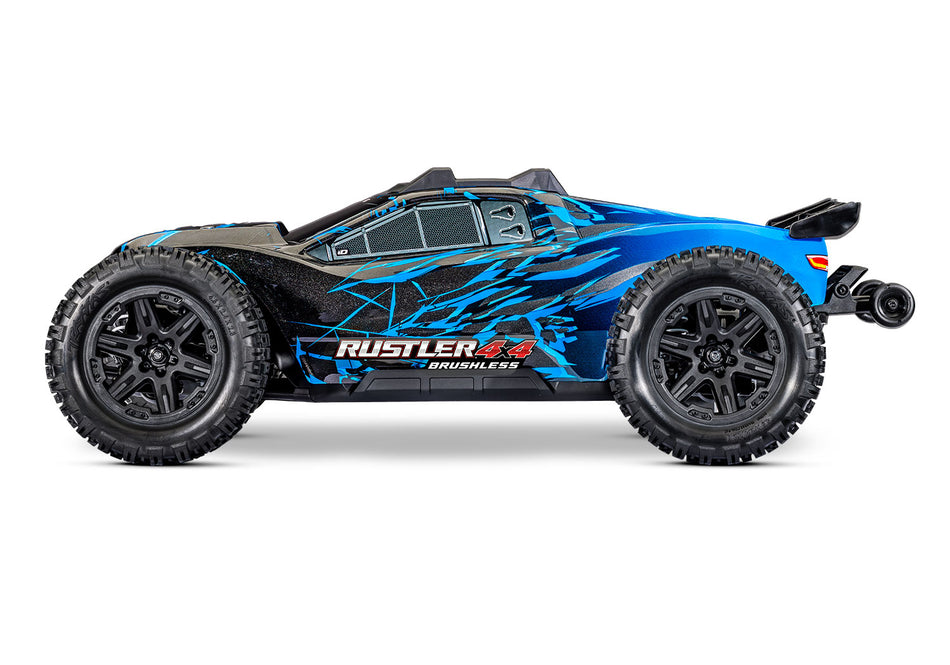 Traxxas 67464-4 Rustler 4X4 Brushless Blue