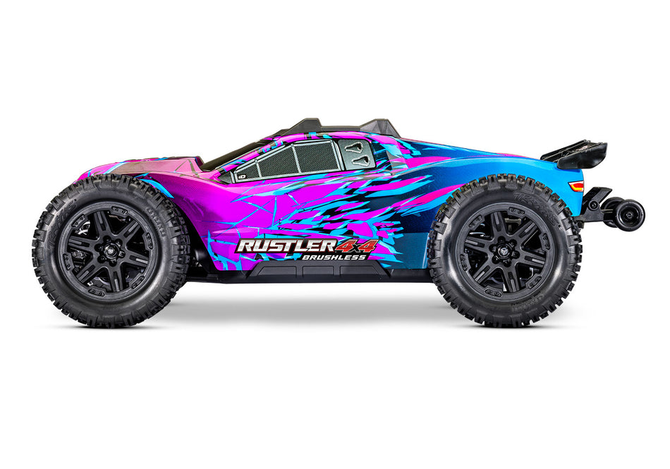 Traxxas 67464-4 Rustler 4X4 Brushless Purple