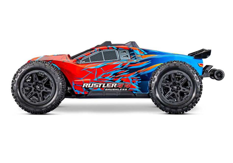 Traxxas 67464-4 Rustler 4X4 Brushless Red