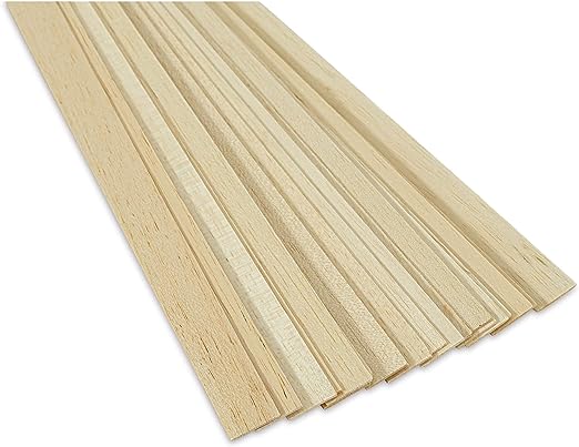 1/4 x 3/8 x 36 Balsa Strips