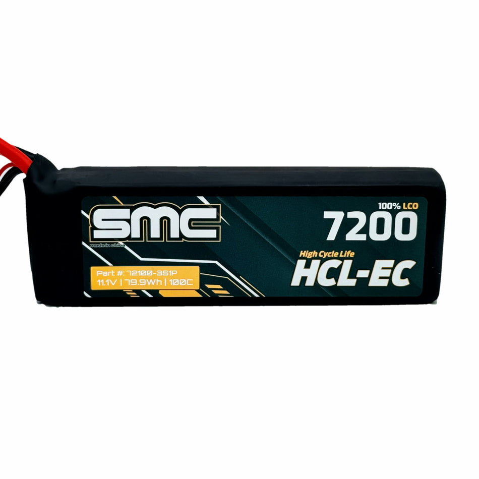 SMC HCL-EC 11.1V 7200mAh 100C G10 Protection Plates