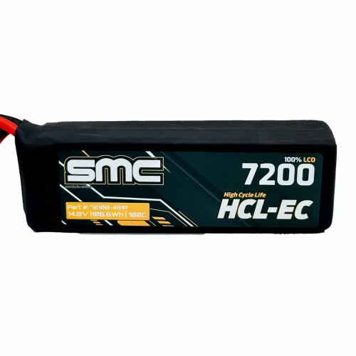 SMC HCL-EC 14.8V 7200mAh 100C G10 Protection Plates TRX