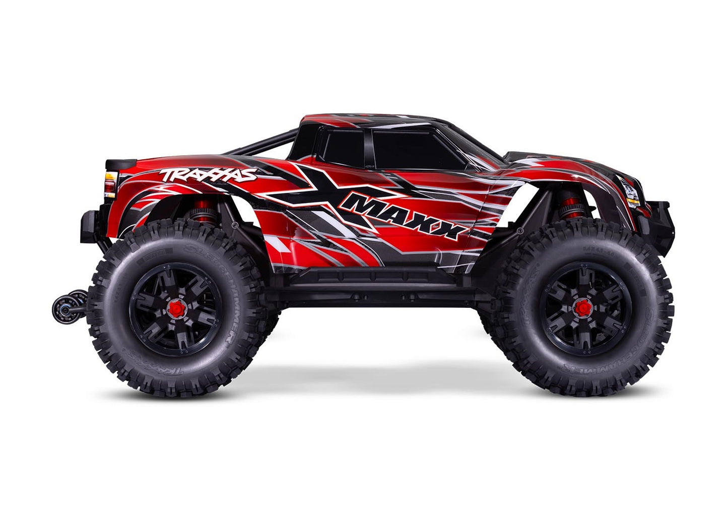 77096-4-RED X-MAXX 8s Monster Truck with Belted tires