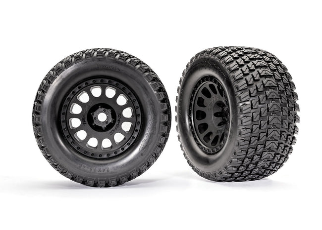 7862 Belted Tires & wheels, assembled, glued