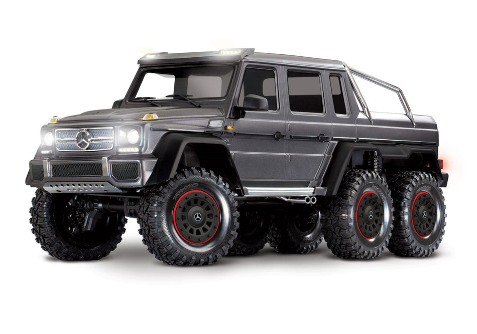88296-4-SLVR TRX-6 Mercedes-Benz G 63 AMG 6X6 Clipless