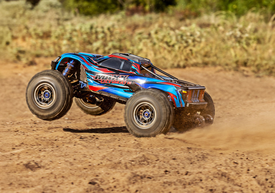 Traxxas 89087-4-BLUE Maxx Ultimate 4S 4WD 1/10 Monster Truck Blue