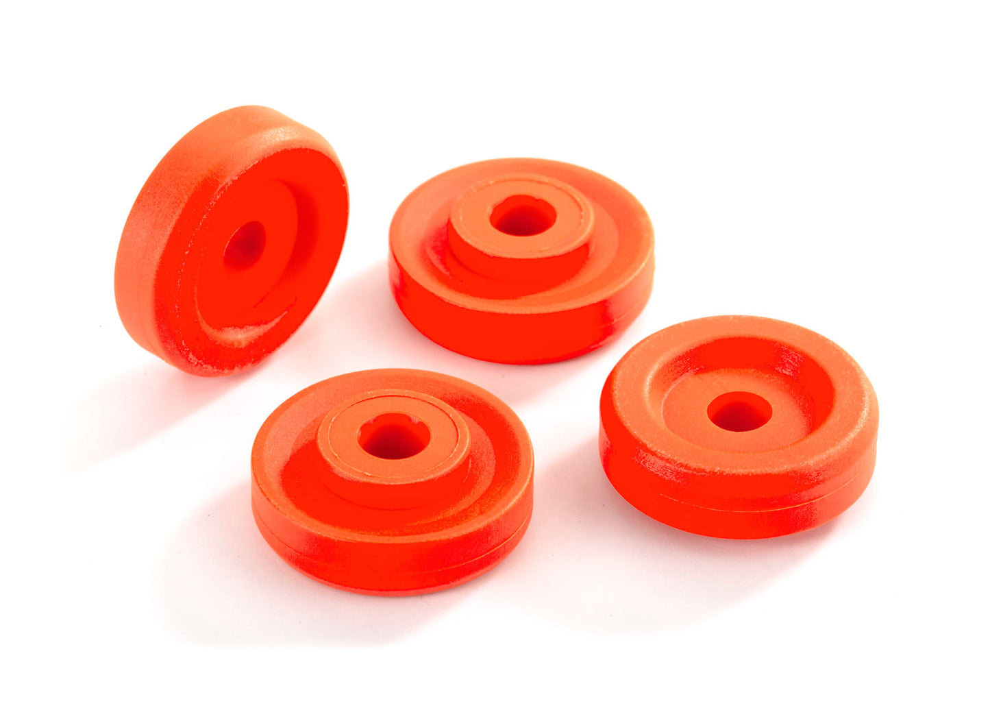 8957T Wheel washers, orange (4)