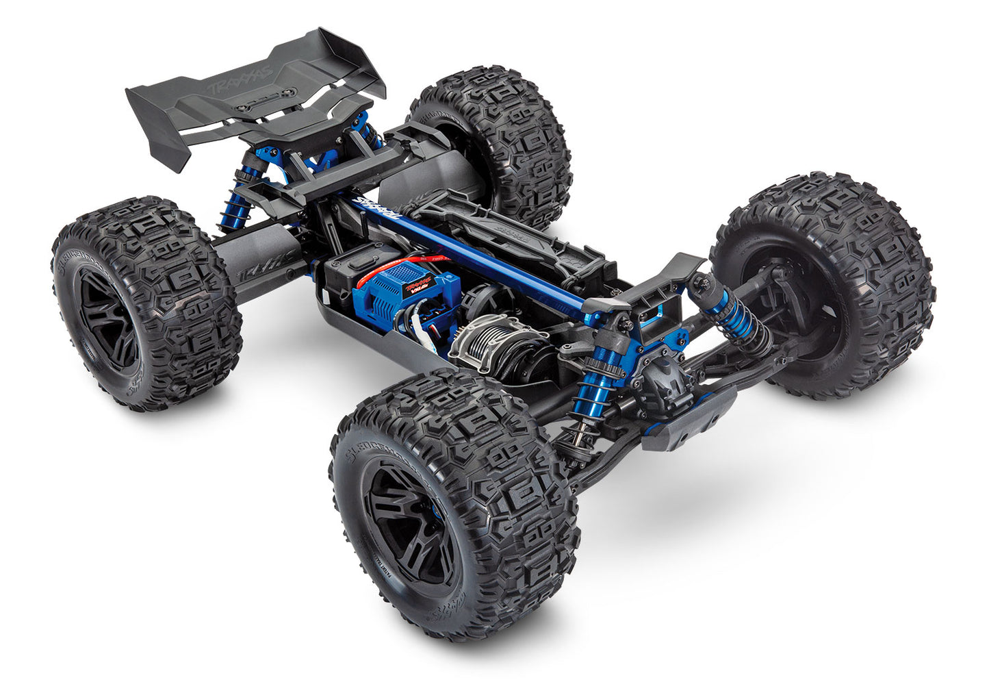 95096-4 Sledge® 1/8 scale 4WD brushless monster truck Belted Tires Blue