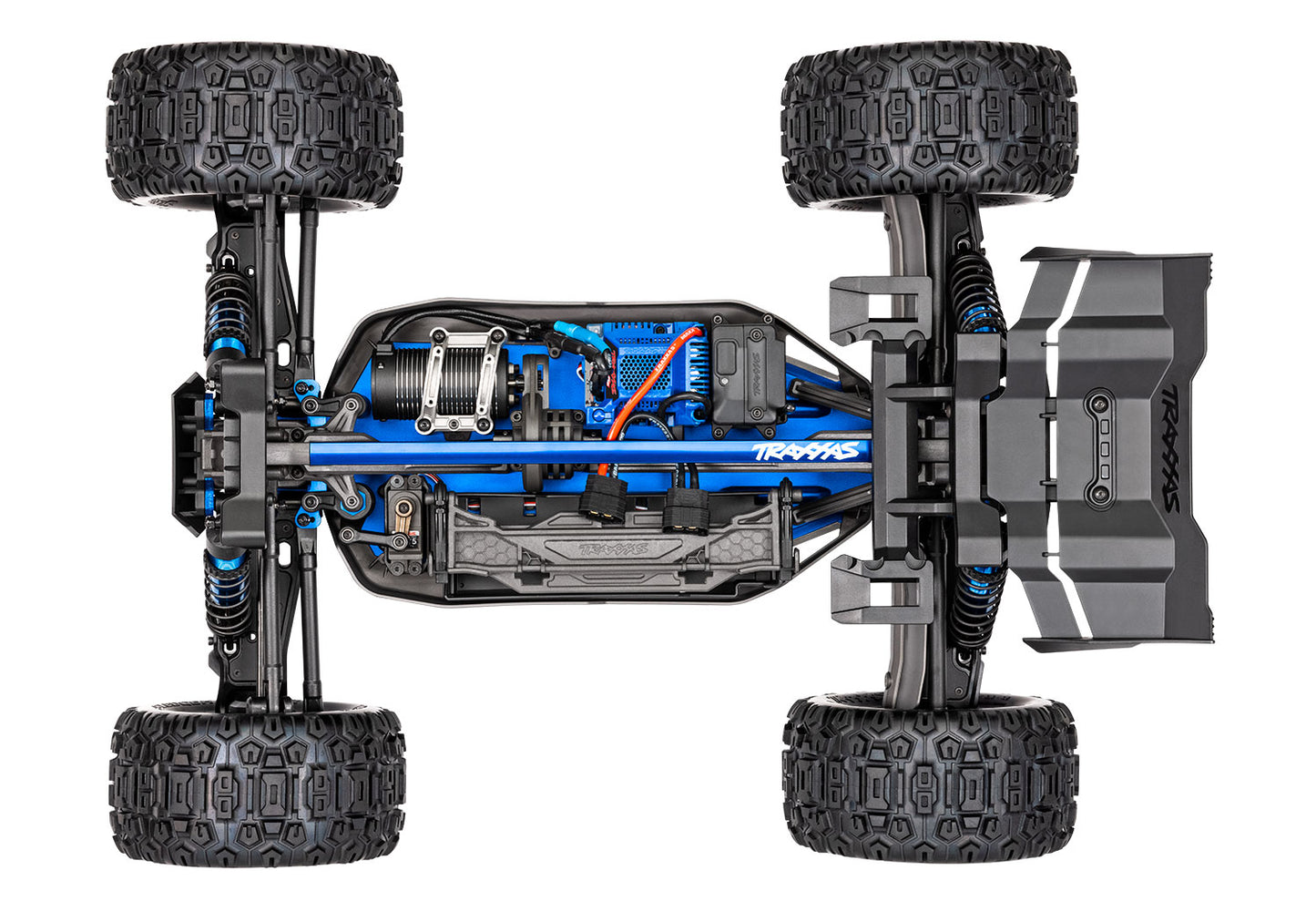 95096-4 Sledge® 1/8 scale 4WD brushless monster truck Belted Tires Blue