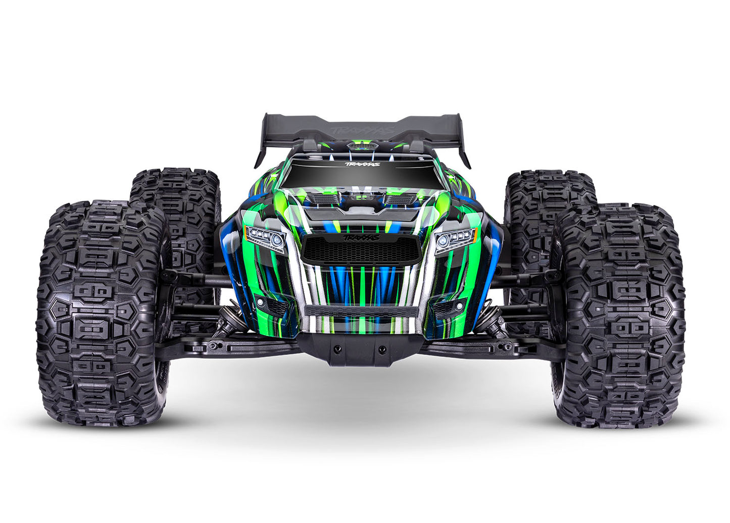 95096-4 Sledge® 1/8 scale 4WD brushless monster truck Belted Tires Green