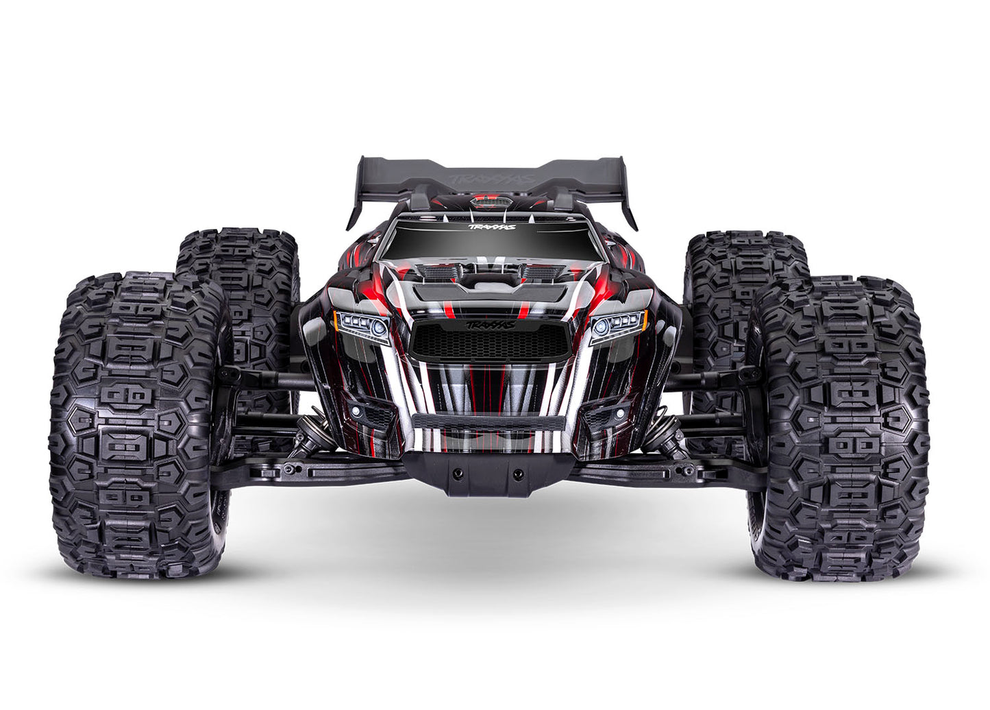 95096-4 Sledge® 1/8 scale 4WD brushless monster truck Belted Tires Red