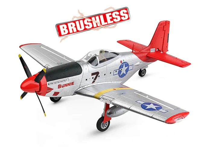 RC Pro A280 3D/6G 4CH R/C P51 MUSTANG BRUSHLESS
