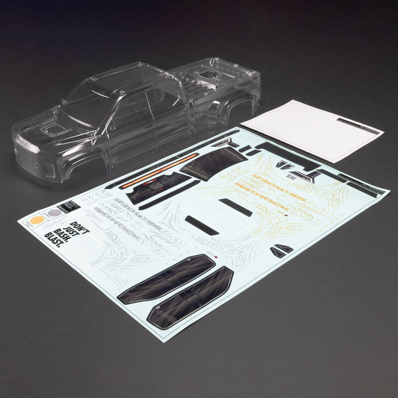 BIG ROCK Crew Cab 4X4 Trimmed Body (Clear)