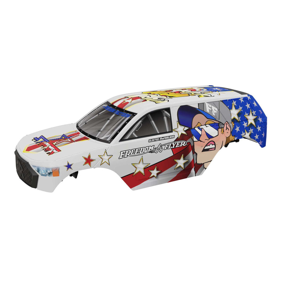 ARRMA ARA-3984 Freedom Flyer Grom Body (Painted/Decaled/Trimmed) – 1/16